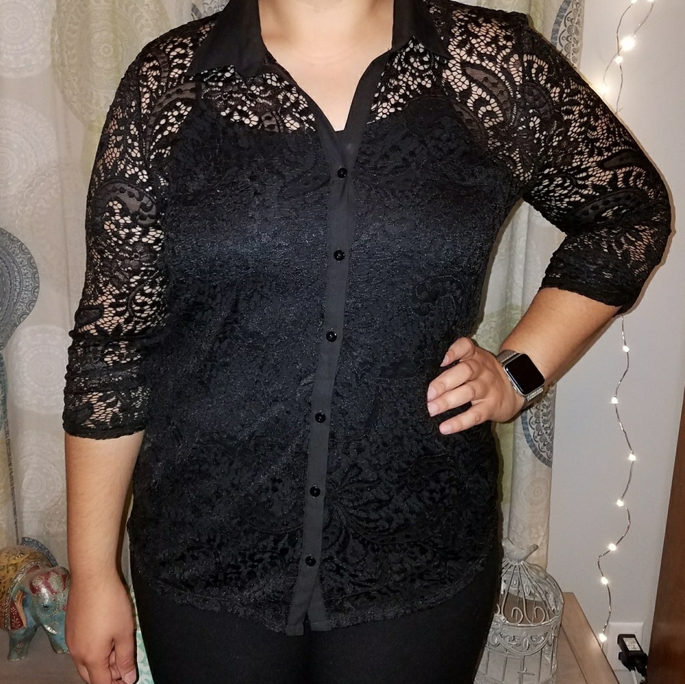 Maurices Lace Shirt